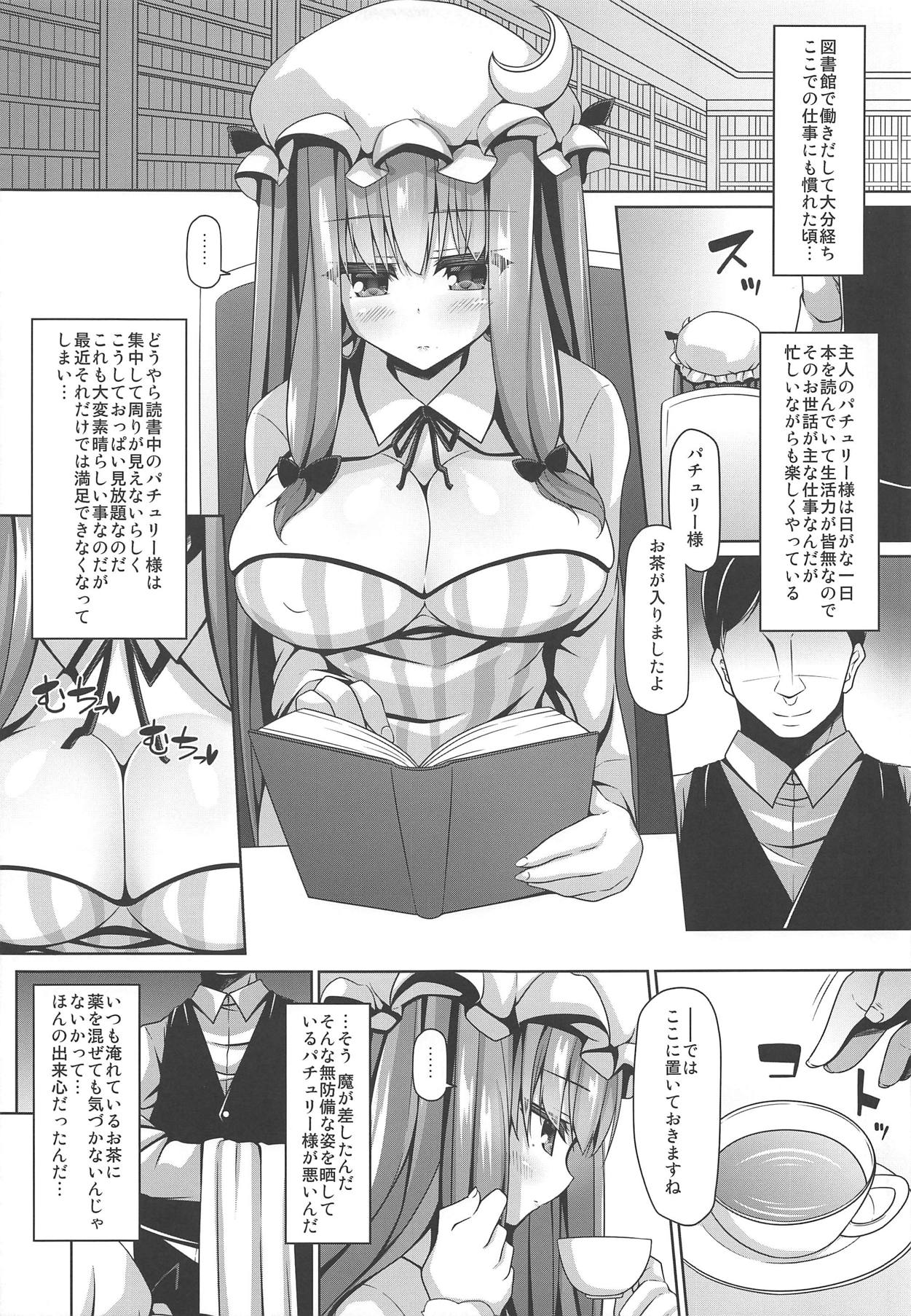 (例大祭16) [Right away (坂井みなと)] 寝ているパチュリーには何をしてもよい (東方Project)