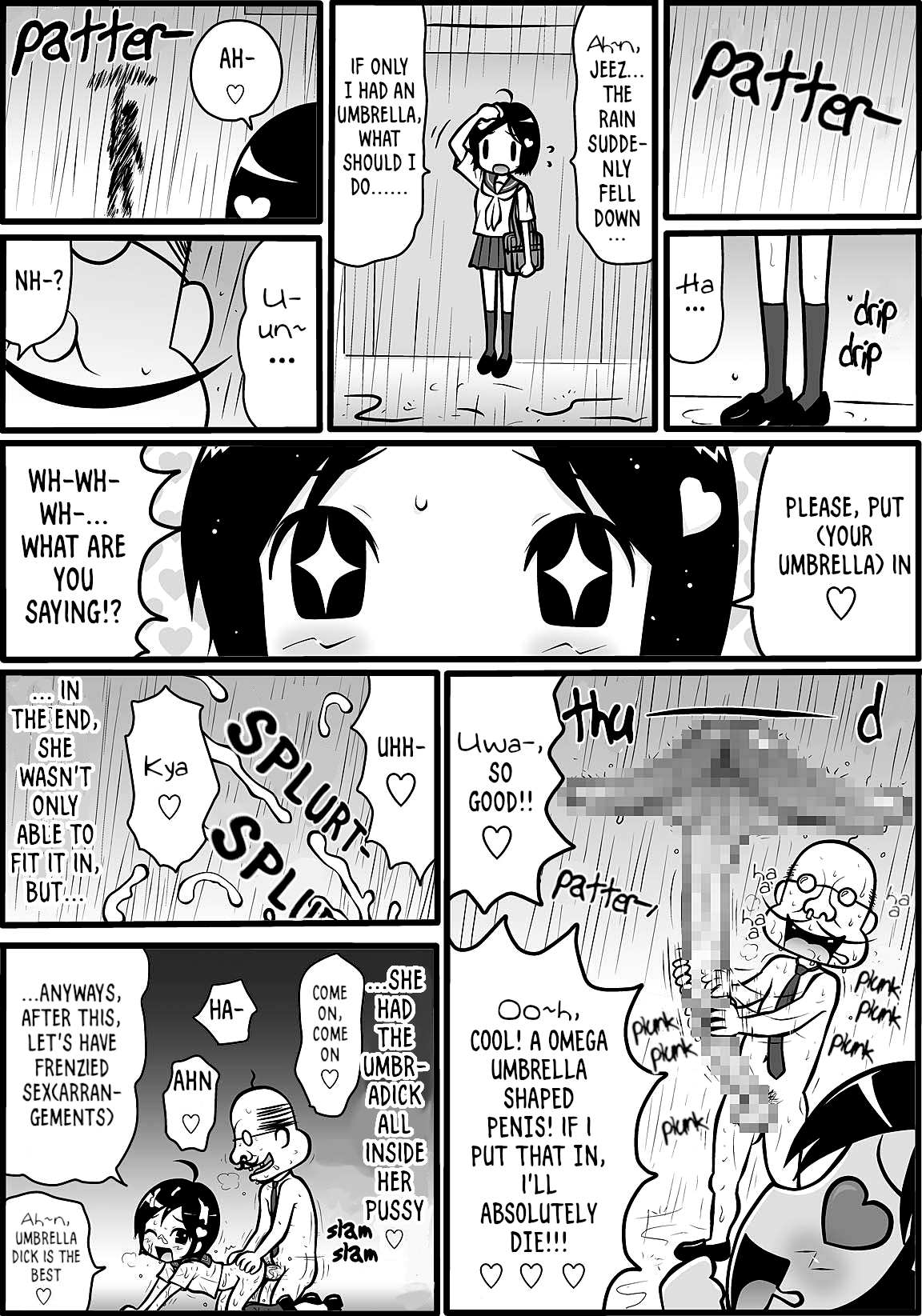 [町野変丸] スケベっ娘ゆみこちゃん [英訳]