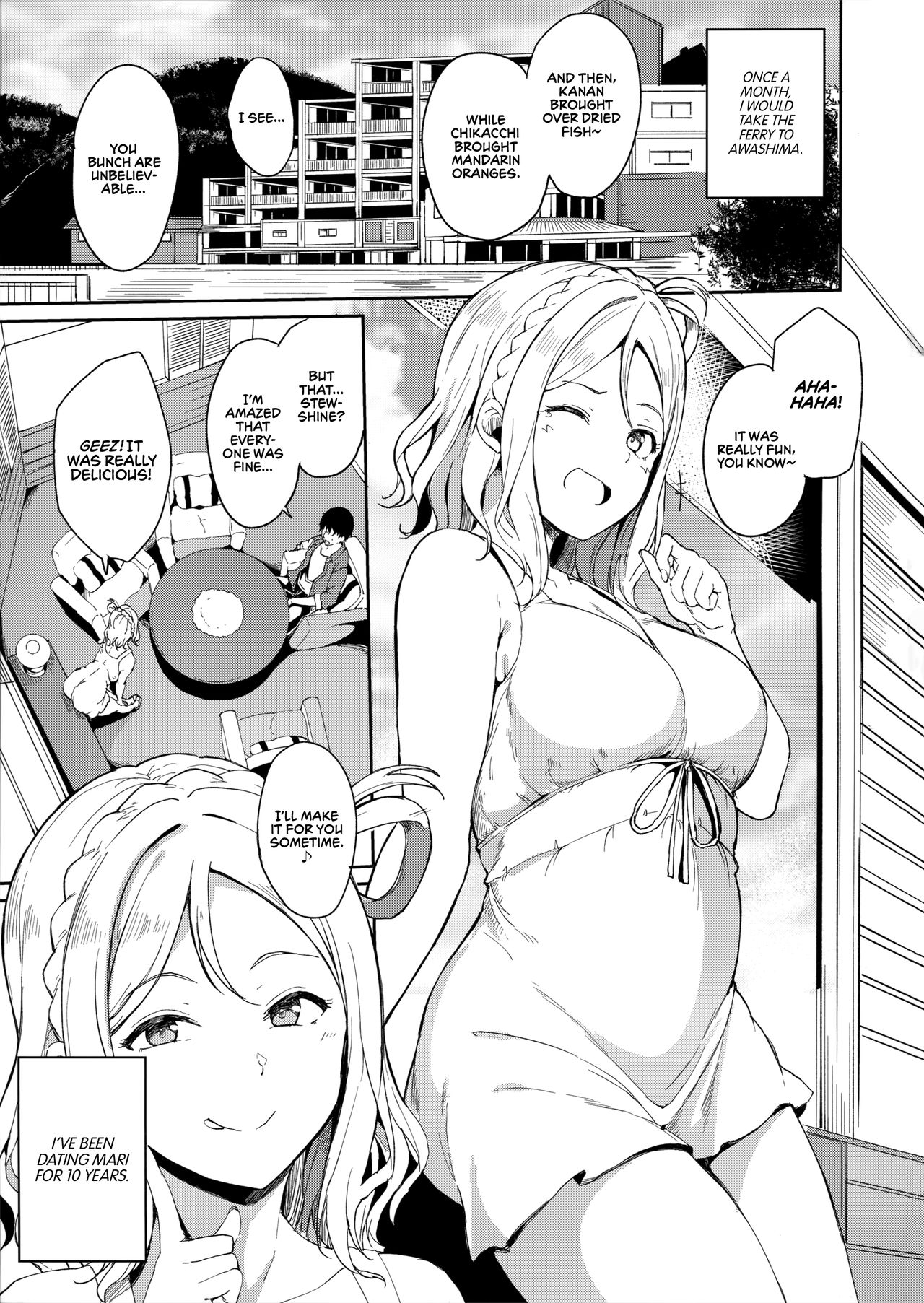 (COMIC1☆15) [リンゴヤ (あるぷ)] 小原の休日 (ラブライブ! サンシャイン!!) [英訳]