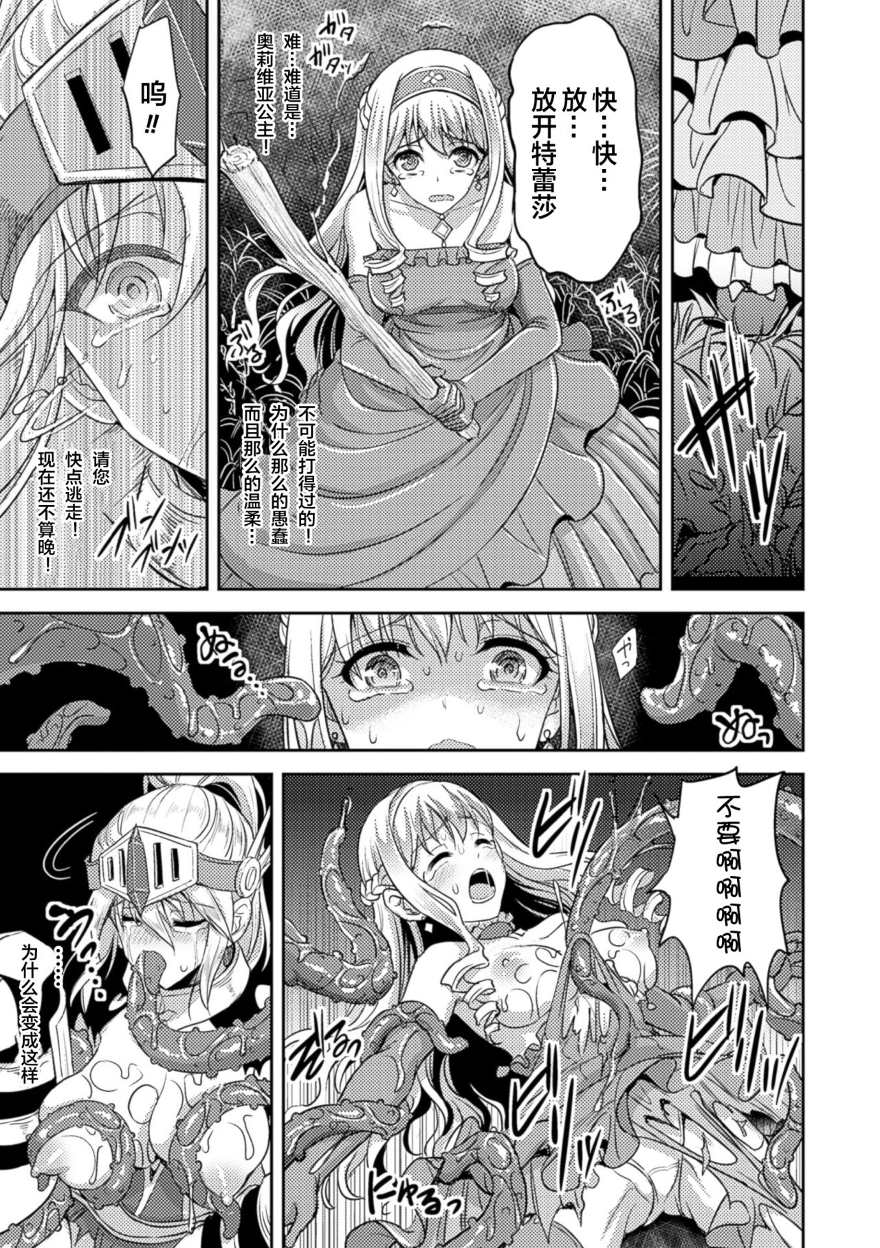 [孫陽州] 姫騎双貫 (二次元コミックマガジン 触手貫通に身悶えるヒロインたち Vol.2) [中国翻訳] [DL版]