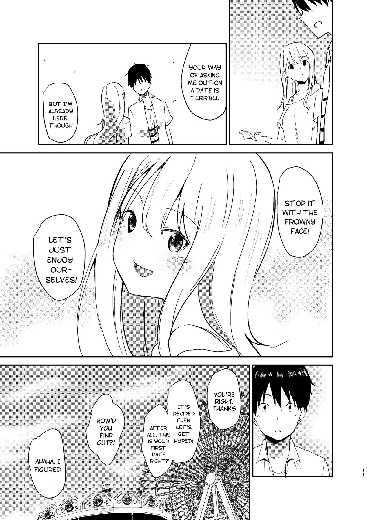 [咳寝 (咳寝はじめ)] 愛のあるセックスでギャルを寝取る話 [英訳] [DL版]