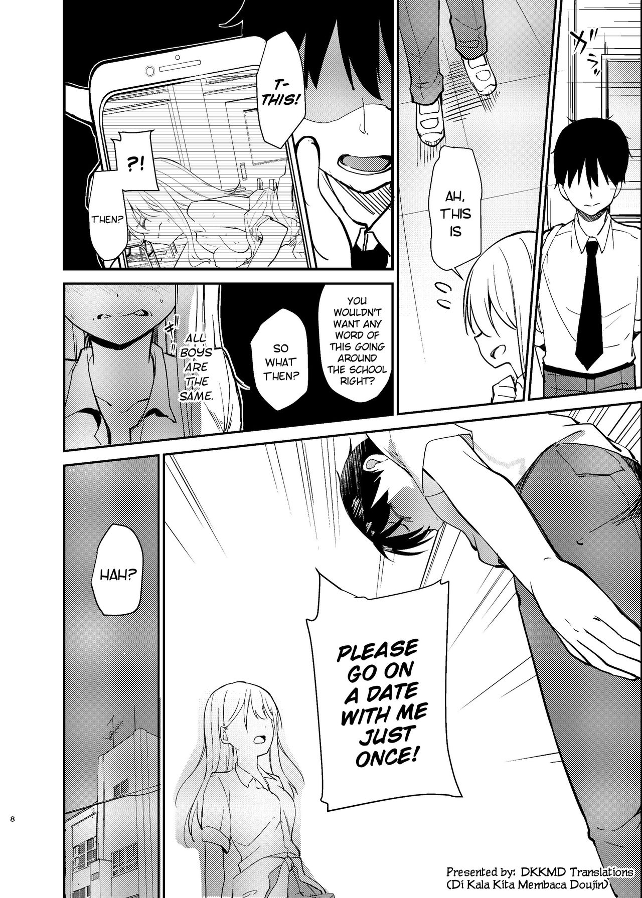 [咳寝 (咳寝はじめ)] 愛のあるセックスでギャルを寝取る話 [英訳] [DL版]