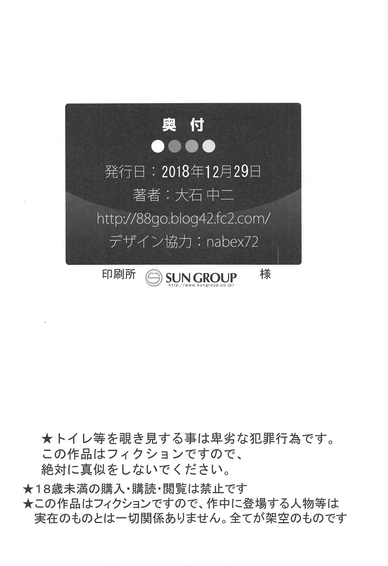 (C95) [88号 (大石中二)] 好感度100だから長門のおしっこ見てケッコンする (アズールレーン)