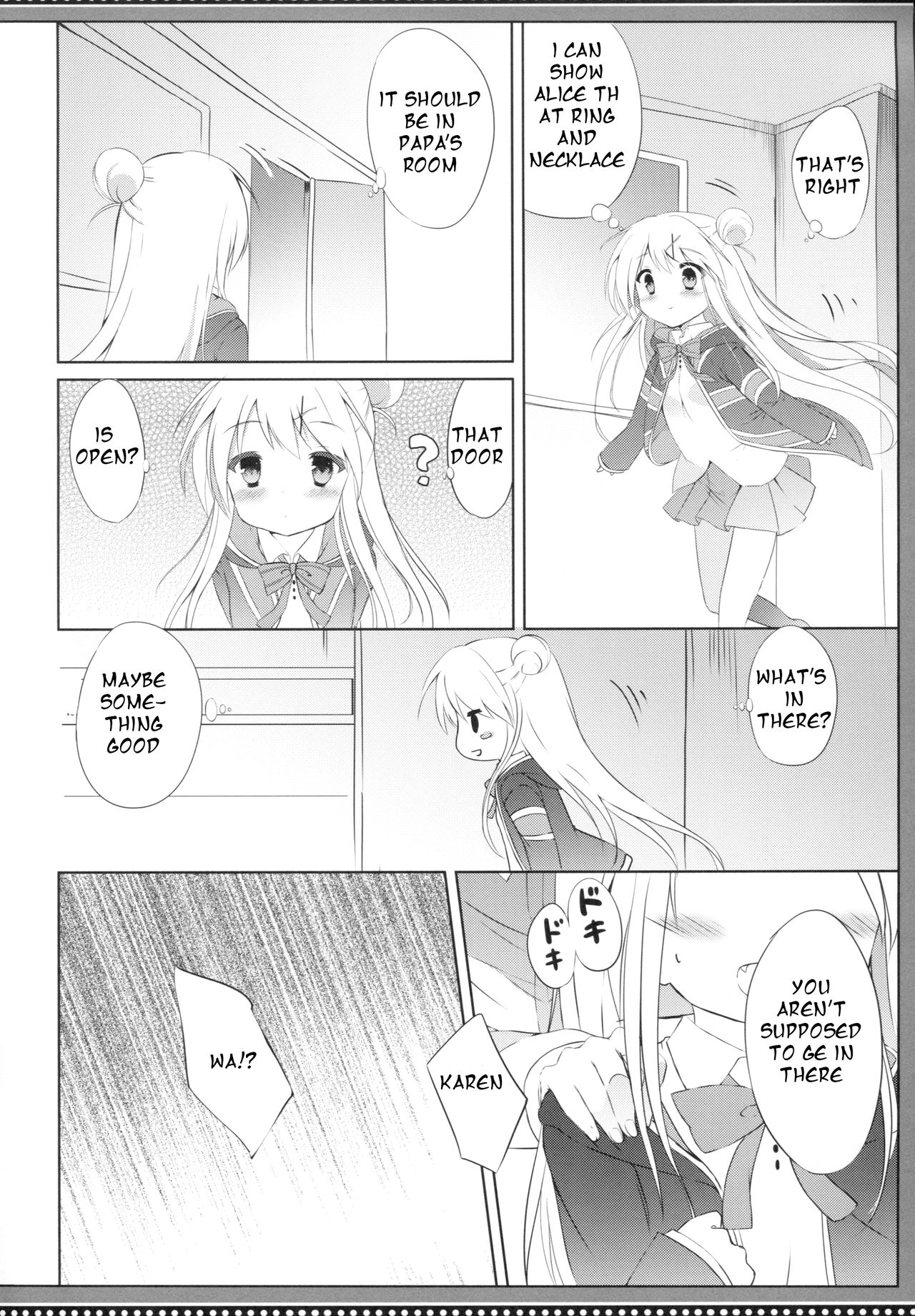 (COMIC1☆10) [DOGYEAR (九条だんぼ)] カレンコンプレックス (きんいろモザイク) [英訳]
