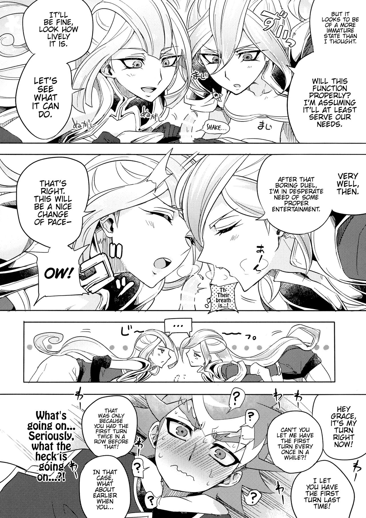 [貧乏ゆすり超特急 (モチマコ)] デュエルビッチタイラー! (遊☆戯☆王ARC-V) [英訳]