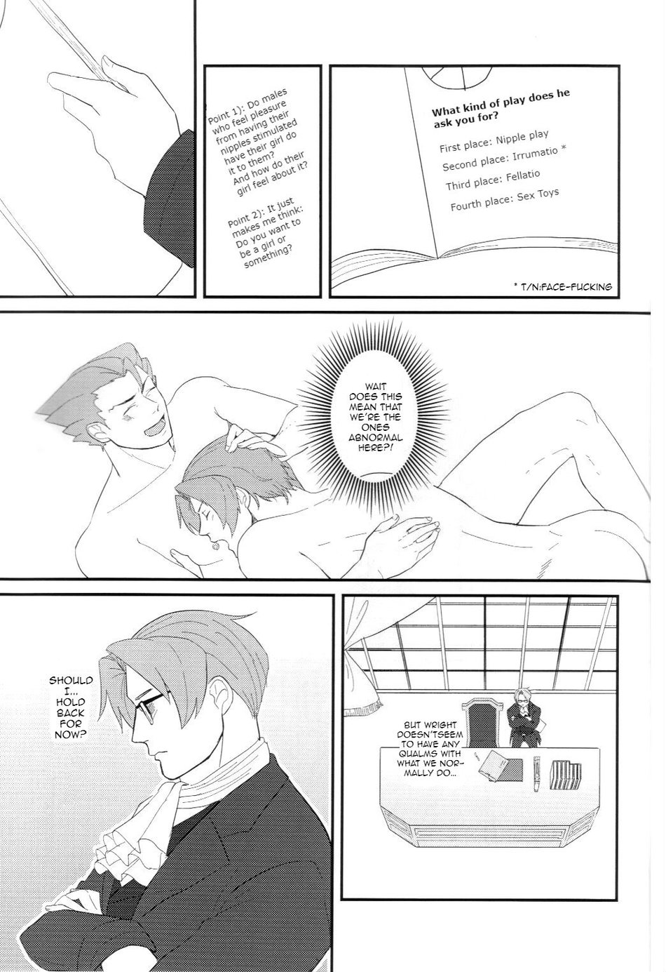 (裁きの庭29) [ルルル (みなみ)] キャッツクレイドル (逆転裁判) [英訳]