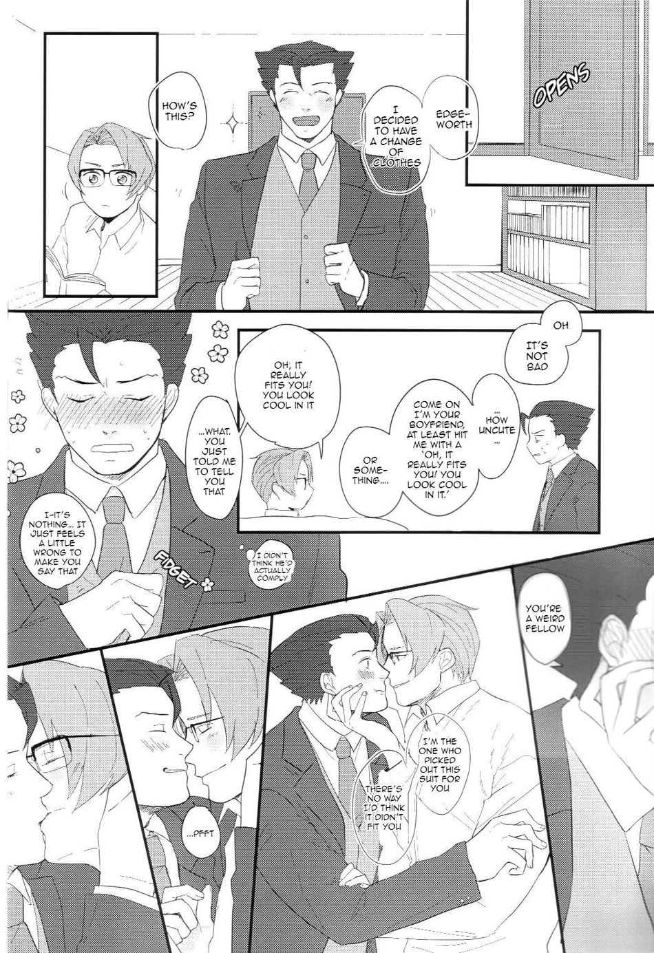(裁きの庭29) [ルルル (みなみ)] キャッツクレイドル (逆転裁判) [英訳]