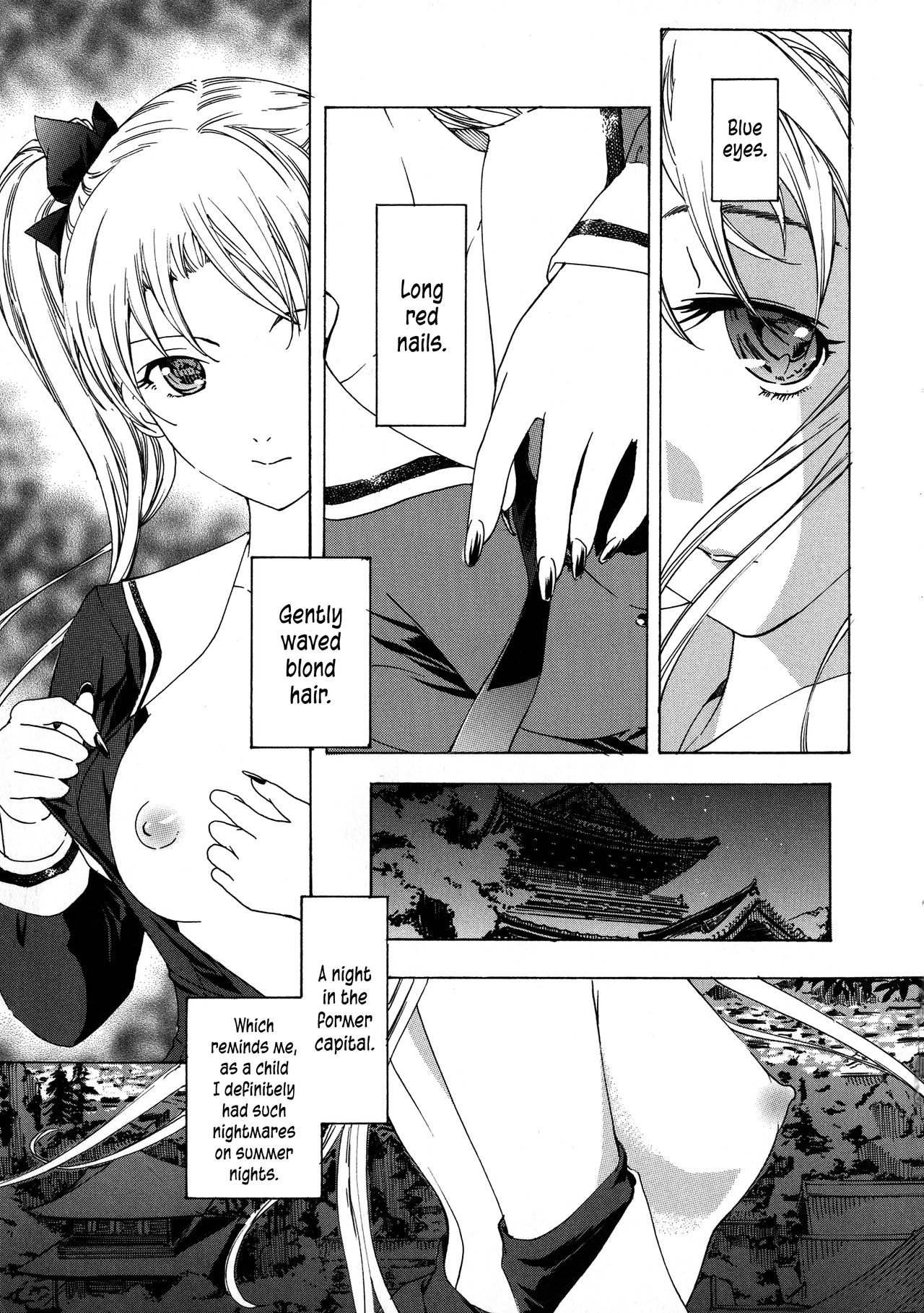 [あさぎ龍] 黒百合 少女ヴァンパイア 第1 - 4話 [英訳]