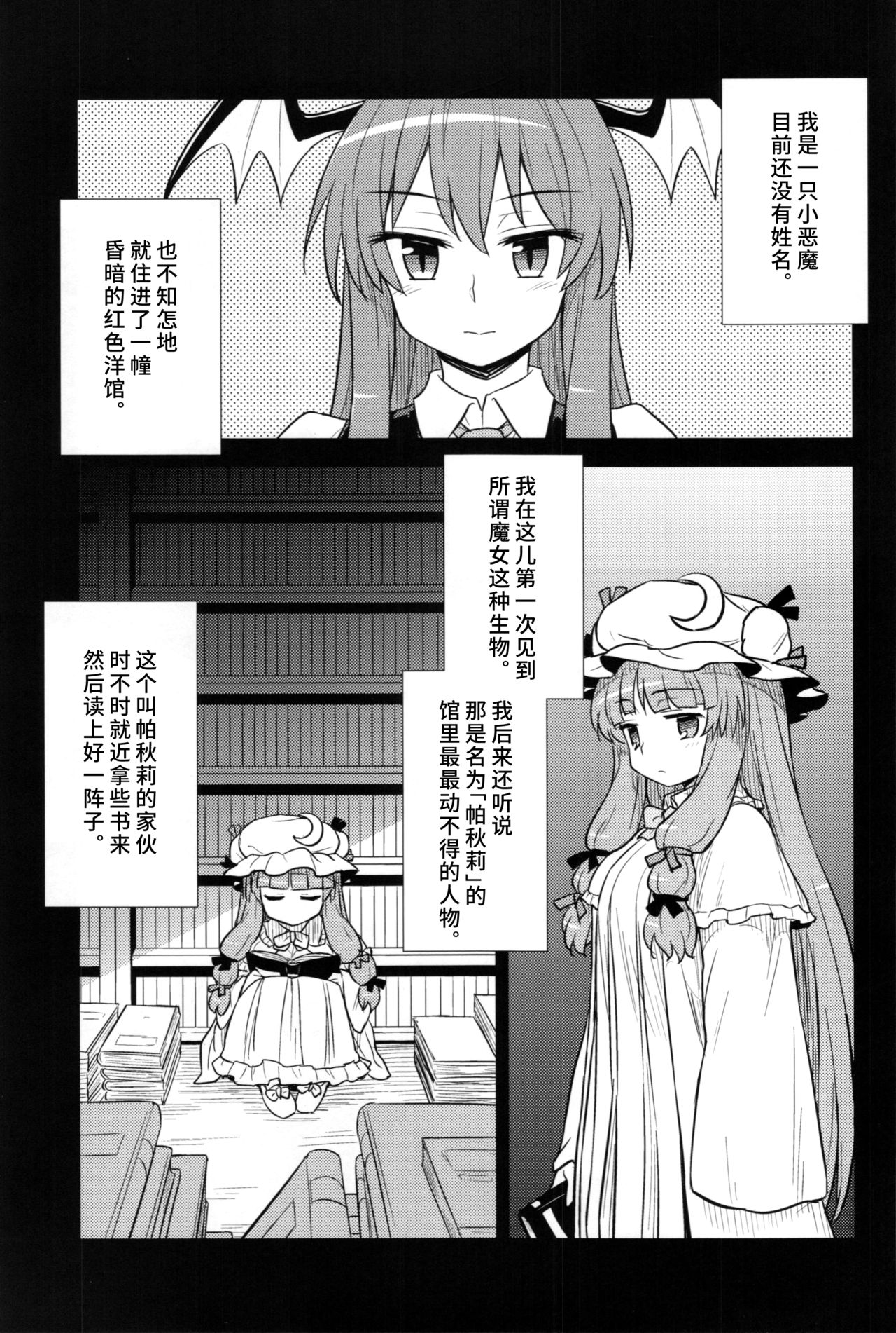 (C88) [110-GROOVE (イトウゆーじ)] 小悪魔のパチュリー観察記 (東方Project) [中国翻訳]