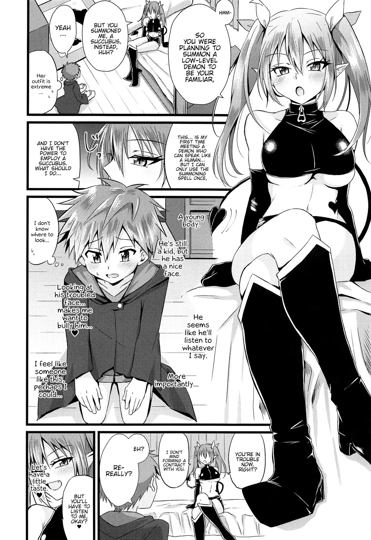 (C97) [ぺこ連盟 (あずまりる)] ふたなりサキュバスにアナル育てられて逆アナルされる話 [英訳]