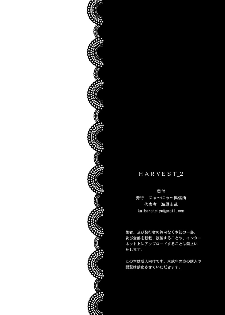 [にゃ～にゃ～興信所 (海原圭哉)] HARVEST 2 (魔法少女リリカルなのは) [英訳] [DL版]