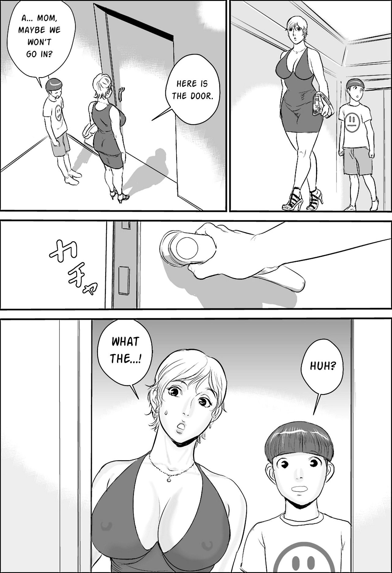 [甚助屋 (甚助)] ボクとおばさんと秘密の部屋 [英訳]