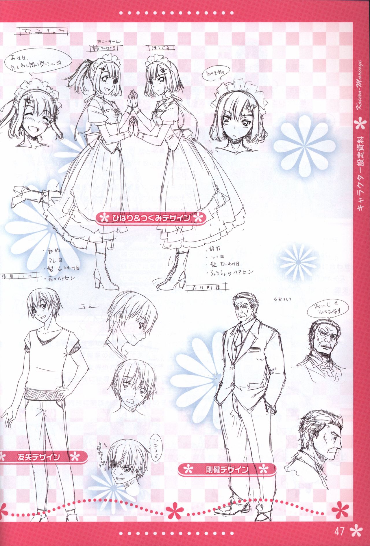 恋色マリアージュ 設定原画集