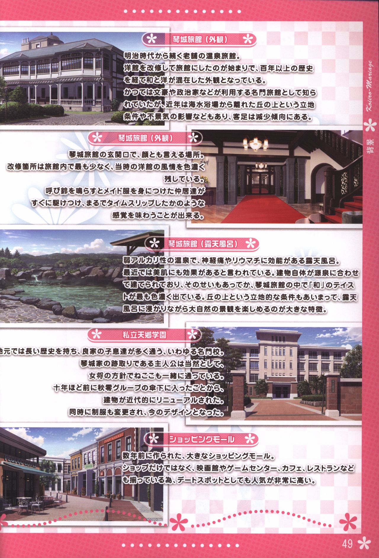 恋色マリアージュ 設定原画集