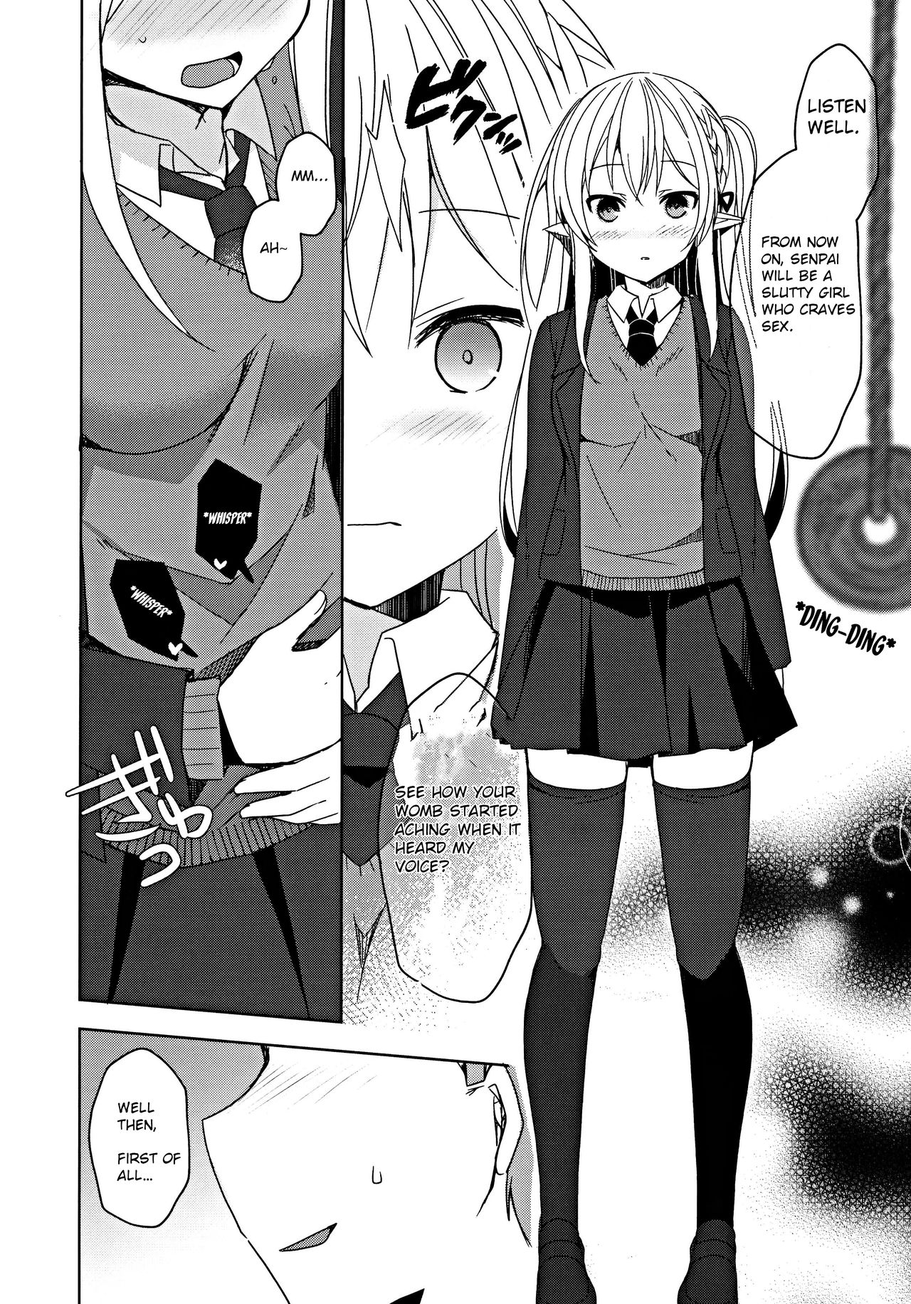 (C97) [moriQ (森あいり)] 不純異種交遊 俺とエルフ先輩のラブラブ催眠性活 [英訳] [無修正]