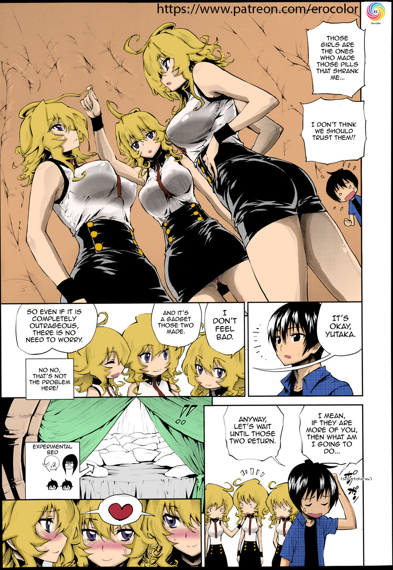 [きひる] きんいろ三夜 (COMIC 天魔 2014年2月号) [英訳] [カラー化] [ページ欠落]