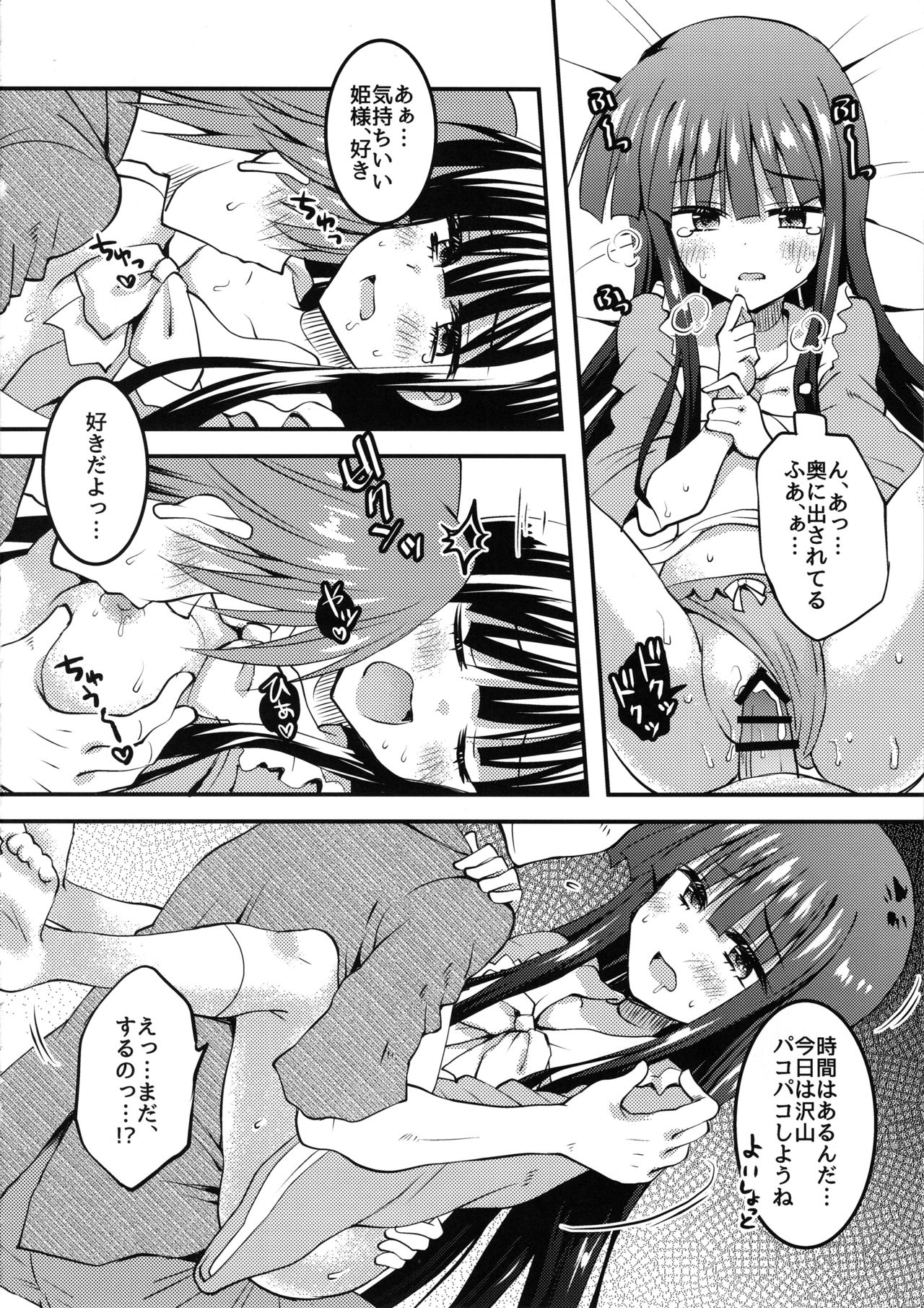 (C96) [くりえxほりっく (四季広都)] 姫様、アキバでパコられる。 (東方Project)