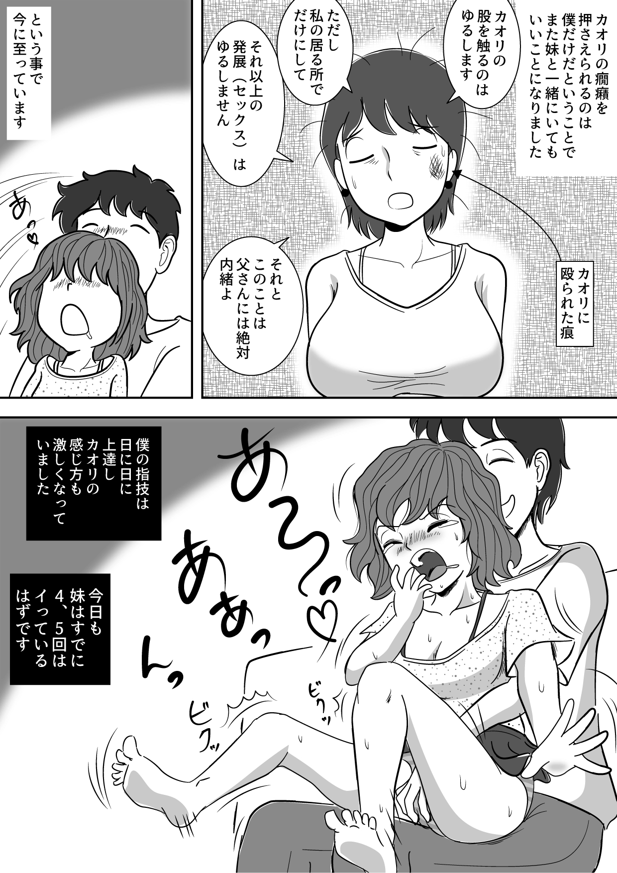 [桃尻ハッスル堂] 妹のオナニーを手伝う兄 それを見守る母