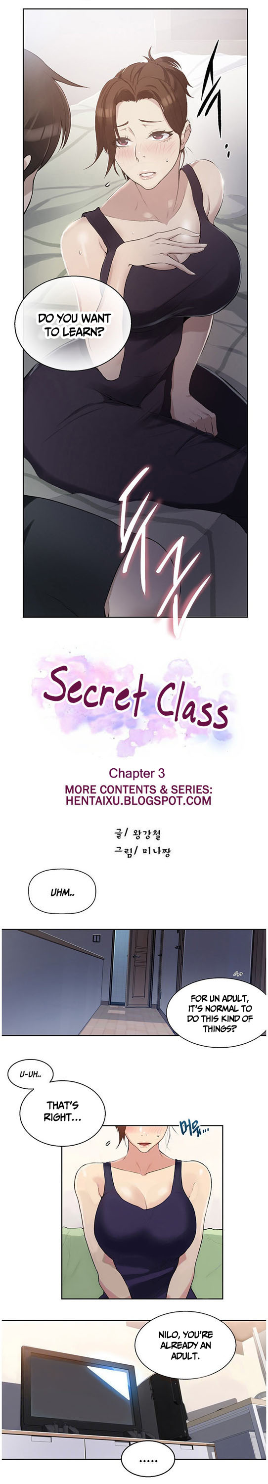 [Wang Kang Cheol, Minachan] Secret Class Ch.4/? [English] [Hentai Universe]
