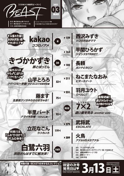 COMIC 快楽天ビースト 2021年3月号 [DL版]