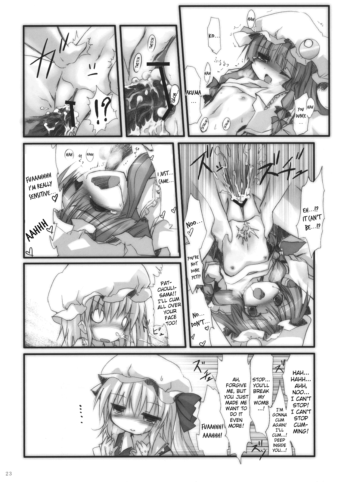 (紅のひろば5) [鈴鳴堂 (和泉ゆきる)] 小悪魔で保健体育 (東方Project) [英訳]