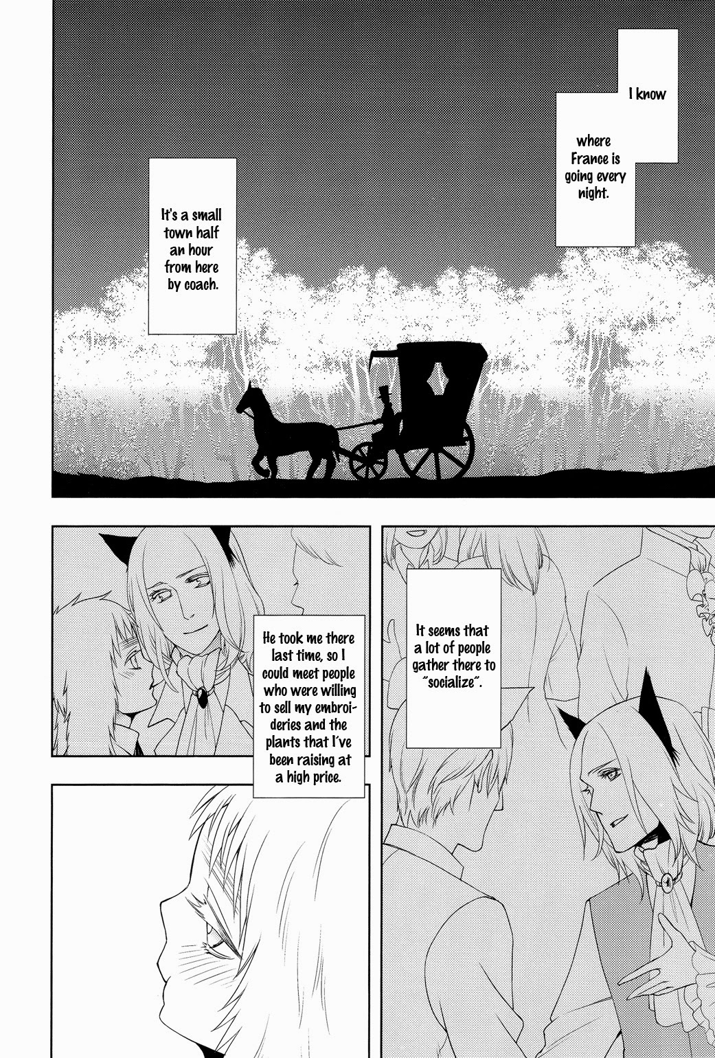 (擬人化王国4) [daisy (チコッツ)] こいわずらい、あなたとふたり (Axis Powers ヘタリア) [英訳]