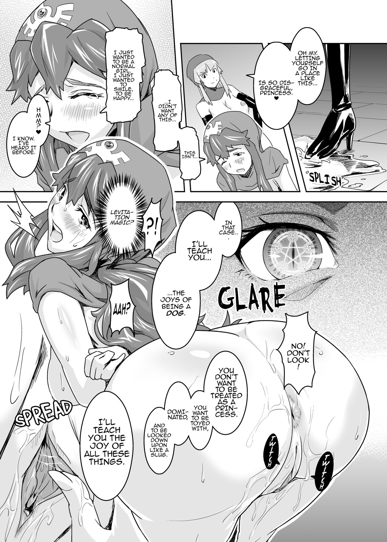 [sin-maniax (轟真)] 犬になった王女さま I・II・III (ドラゴンクエストII) [英訳] [無修正] [DL版]