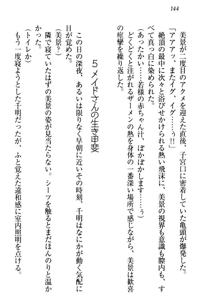 年上メイドの新婚日記