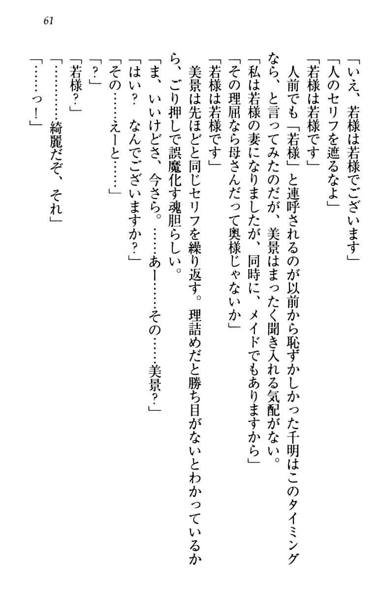 年上メイドの新婚日記