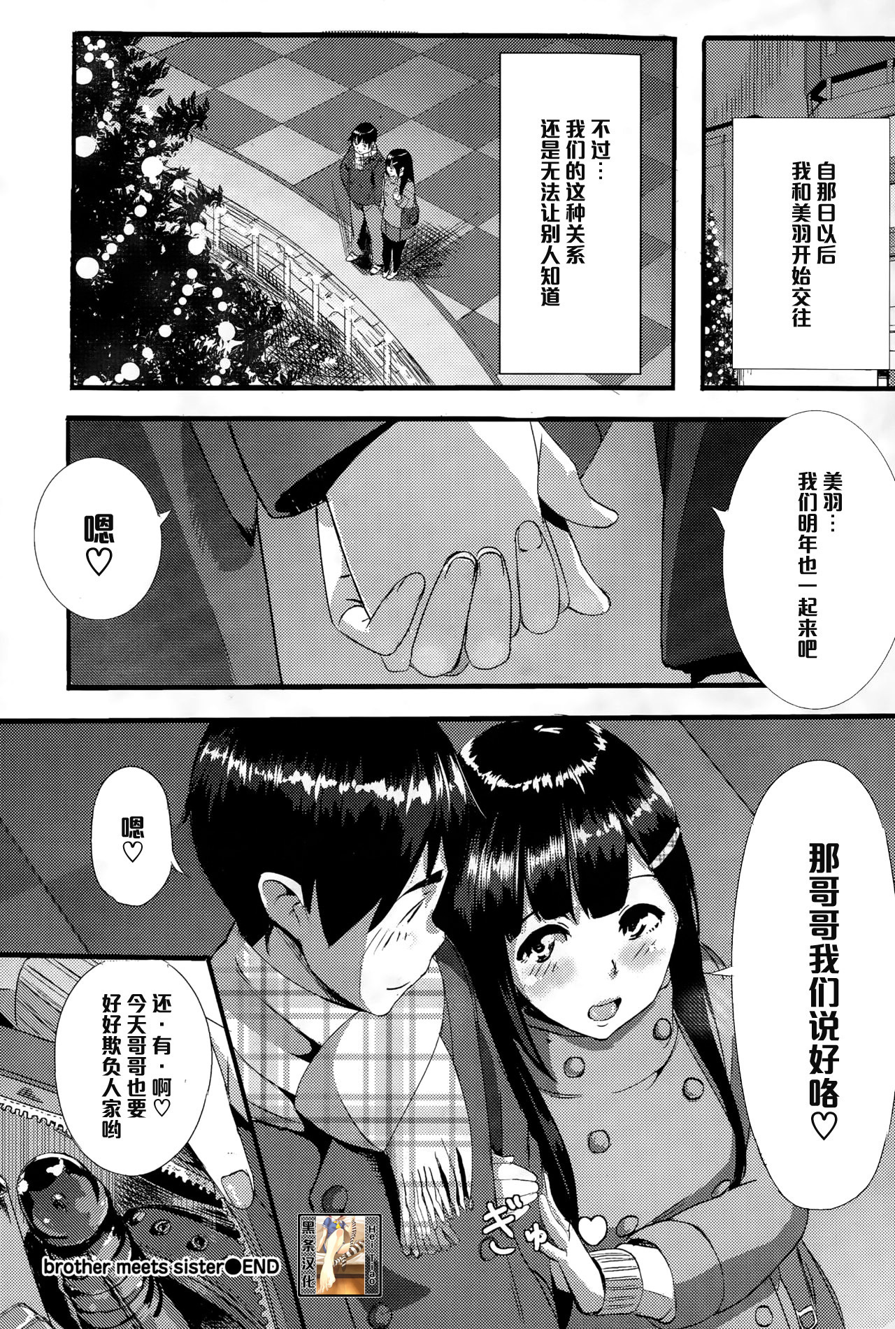 兄と妹が出会う（中国語）