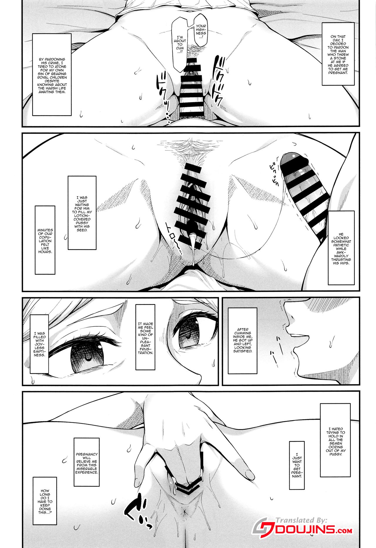 (COMIC1 BS祭 スペシャル) [Re:Cre@tors (柊はじめ)] 快楽堕ちしたボテ腹女王ヒストリア (進撃の巨人) [英訳]