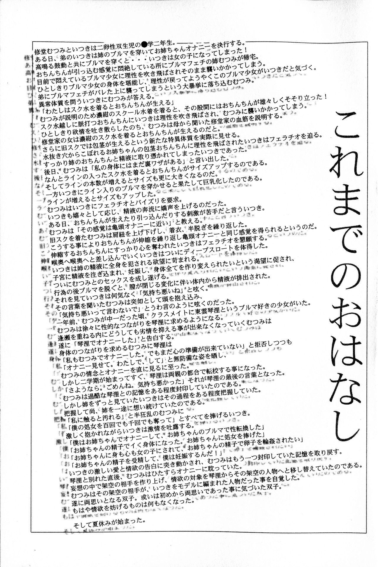 スクール水着とブルマが変態する双子達!!