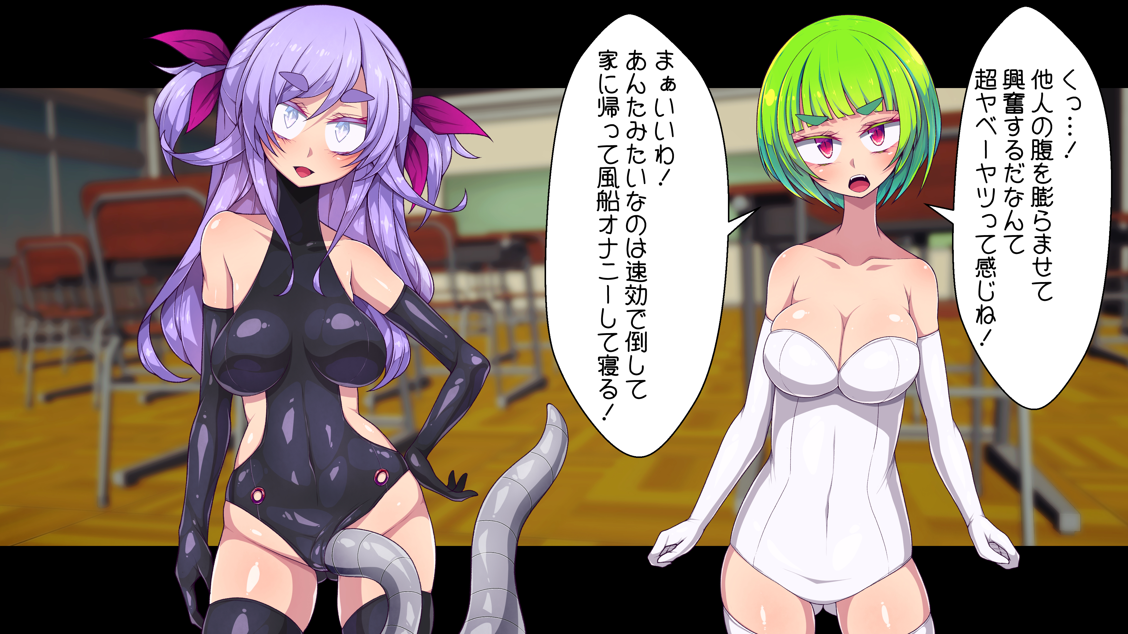 セイギの変身ヒロインホワイトバルーンvsアクノボウフェティマッドサイエンティストブラックインフレ