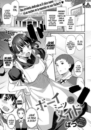 少年とメイドの出会い 少年とメイドの出会い