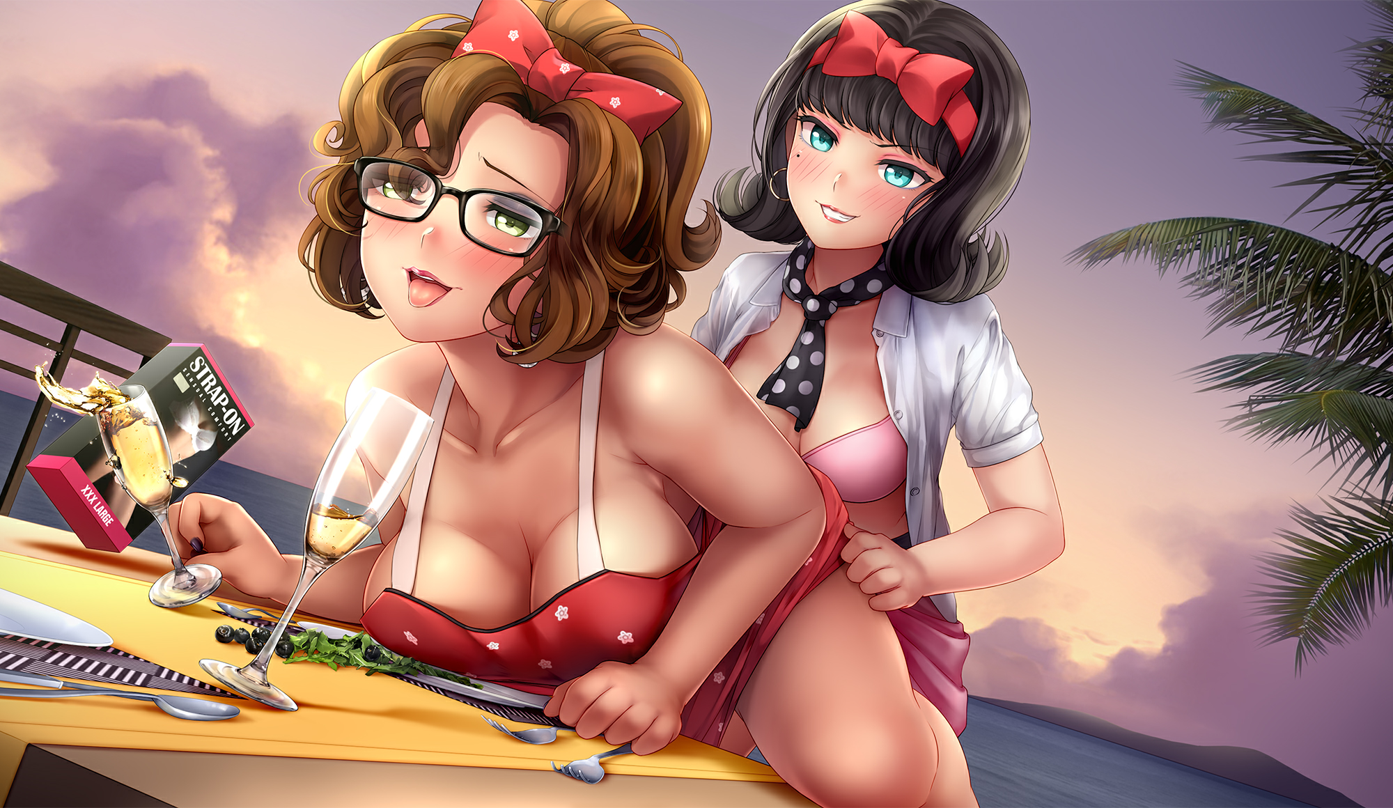 HuniePop2ダブルデイトCGアセットリップ