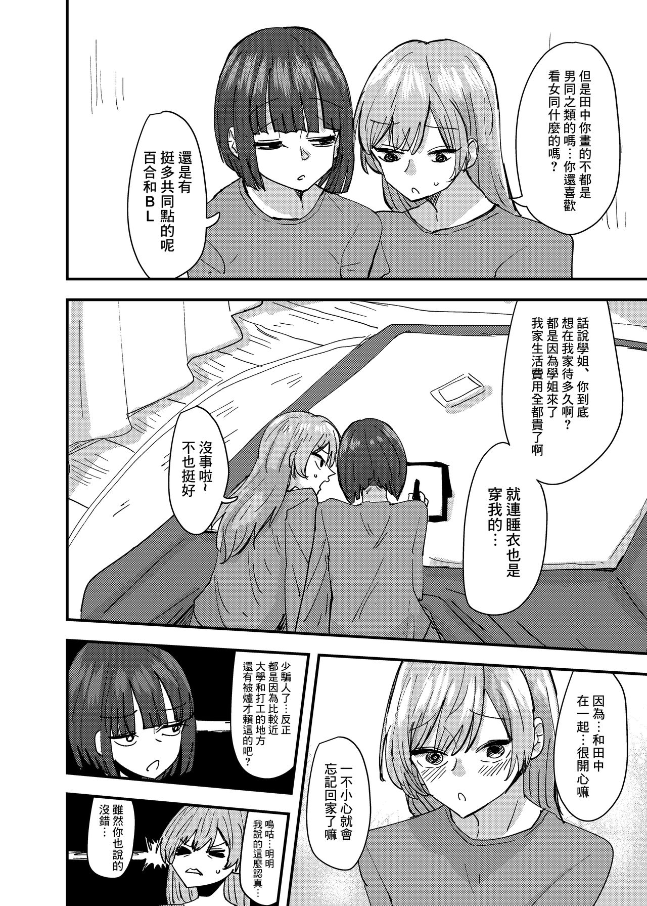 [アウェイ田] 大学の先輩とノリでキスしてたらその日の内に一線超えちゃった話 [中国翻訳]