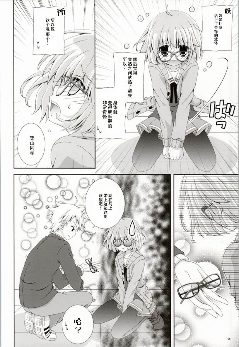 (C85) [猫禁猟区 (ねこねこ)] メガネナユウウツ (境界の彼方) [中国翻訳]