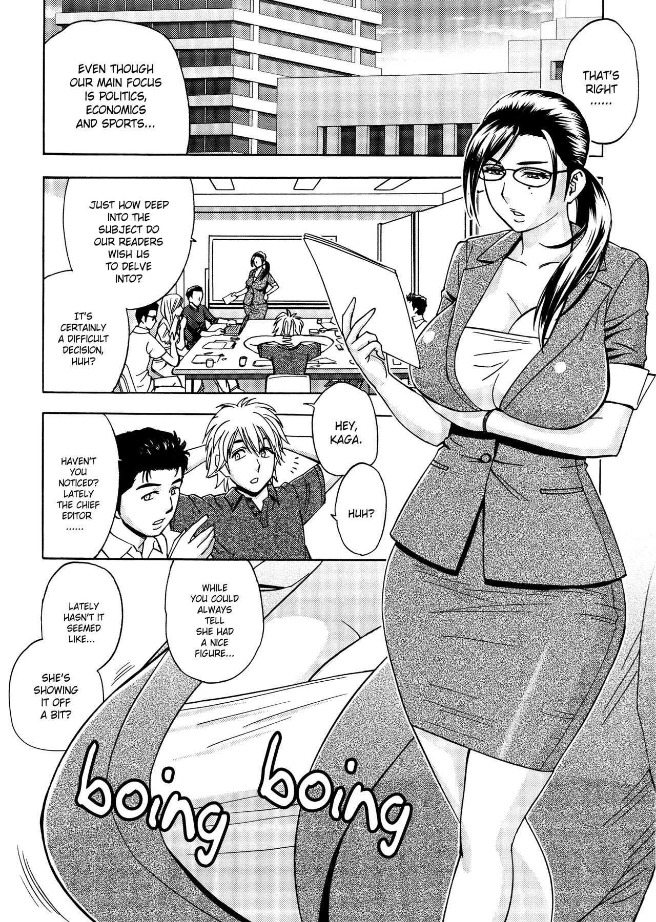 Bijin Henshuu-chou no Himitsu |美しい編集長の秘密のCh。 1-8