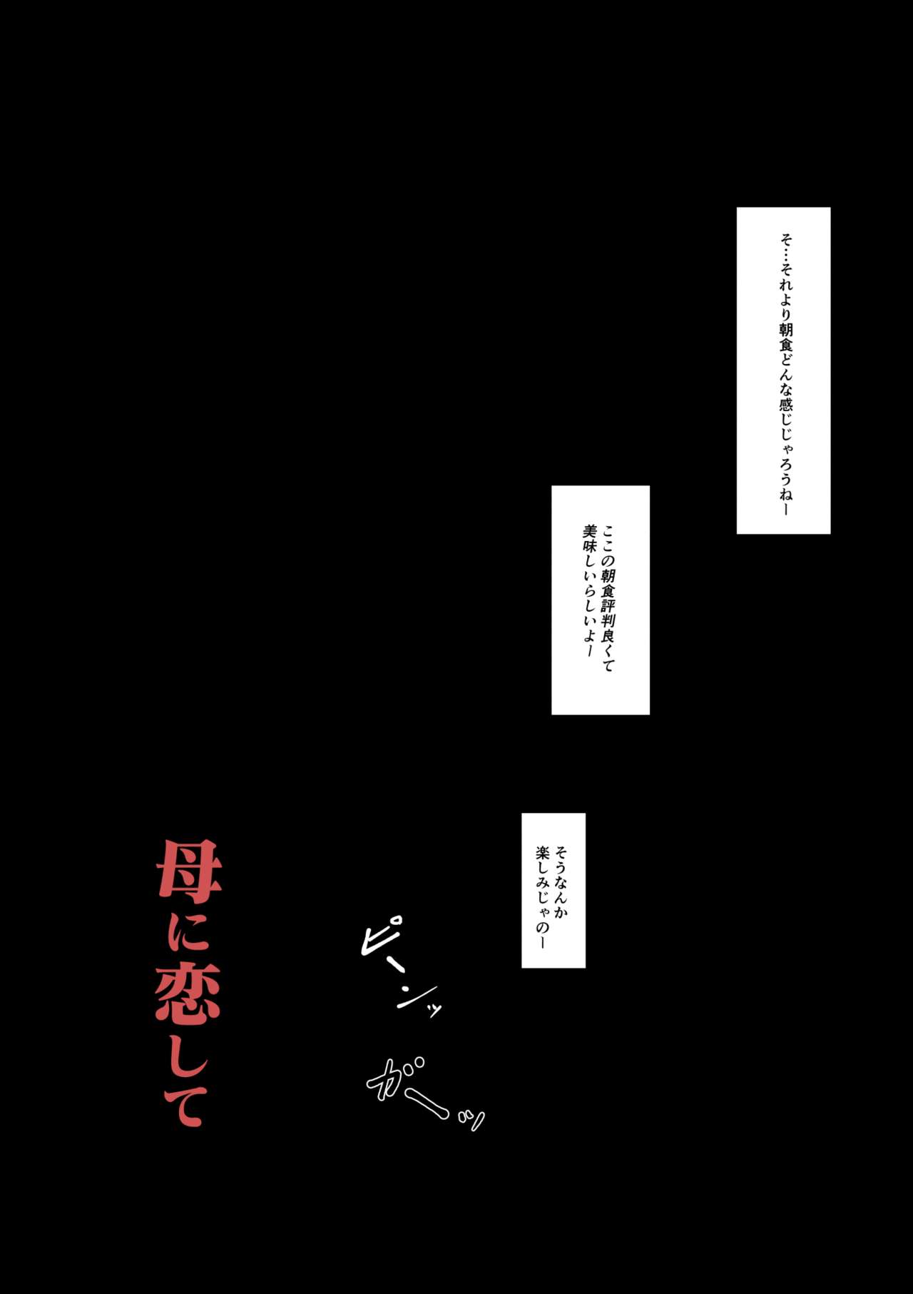 母に恋して 特別編2 ー都会の息子をたずねてー