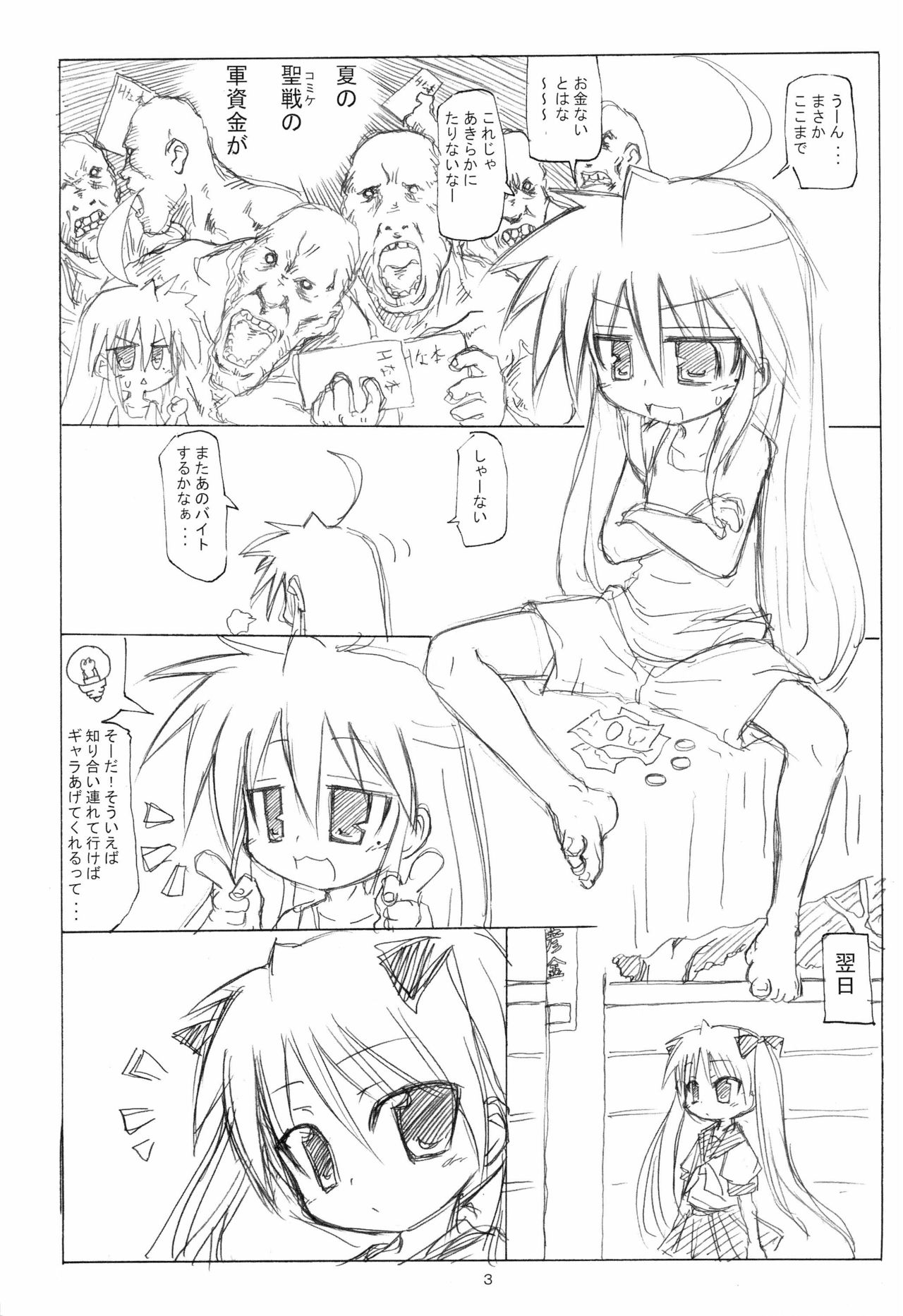 (C72) [彦二部屋 (西野彦二)] こなたのた (らき☆すた)