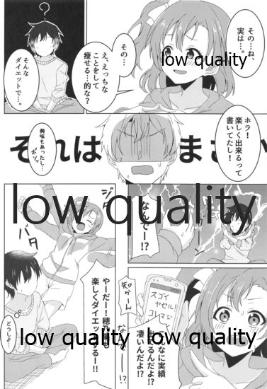 (C95) [おとうふパン。 (なつめゆき)] 伝える想いは穂乃果色 (ラブライブ!)