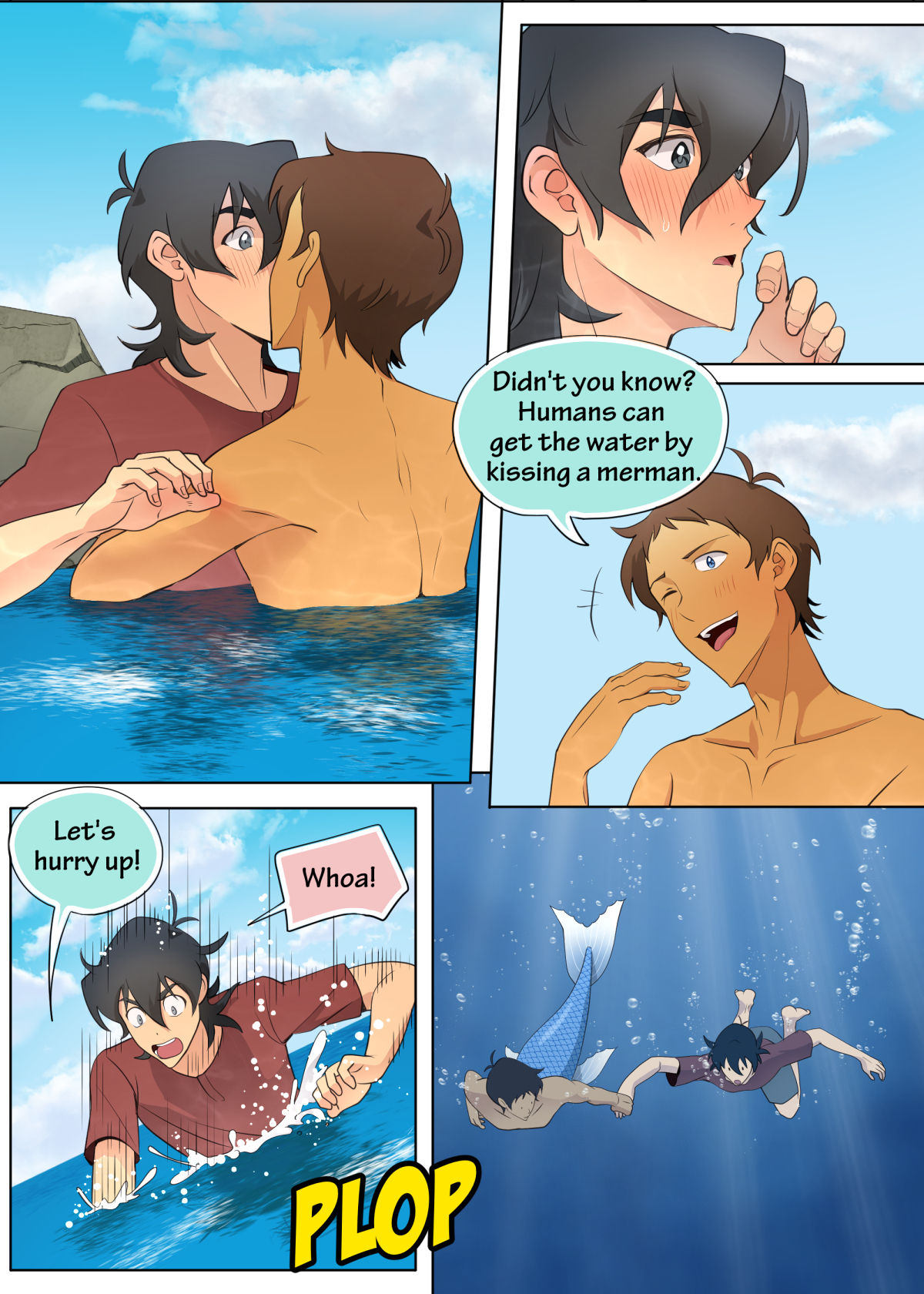 [halleseed] As Wet As a Merman (Voltron: Legendary Defender) [英語]