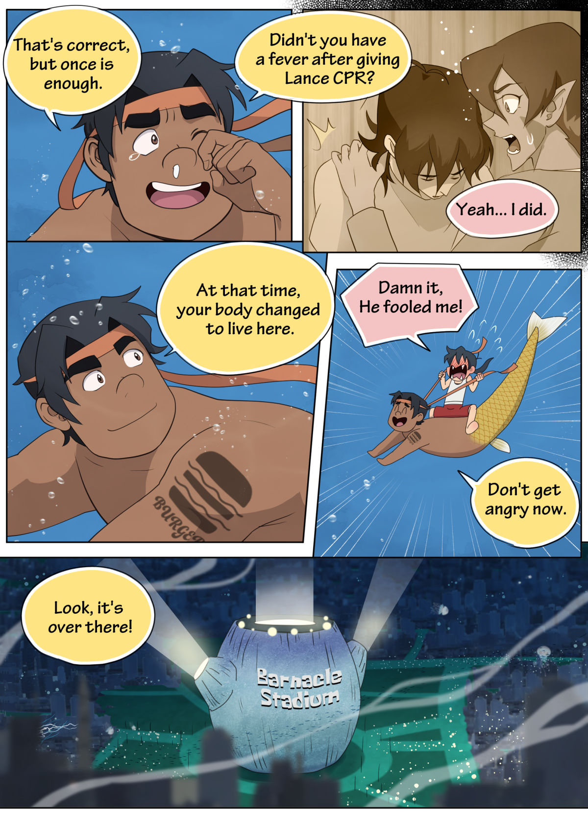 [halleseed] As Wet As a Merman (Voltron: Legendary Defender) [英語]