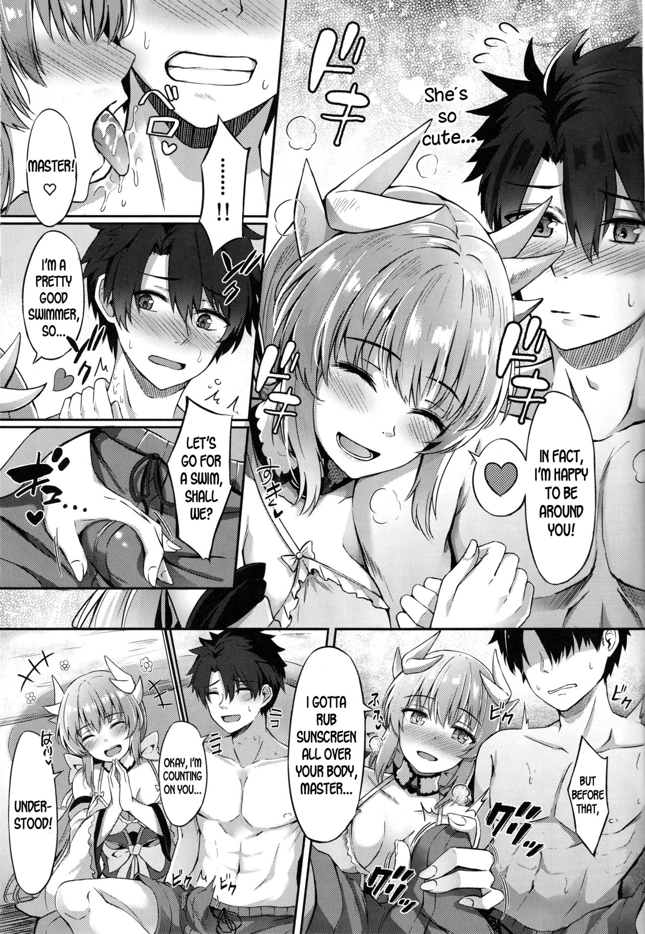 (C96) [紺色果実 (紺菓)] 好き♡好き♡マイ♡ますたぁ♡ (Fate/Grand Order) [英訳]