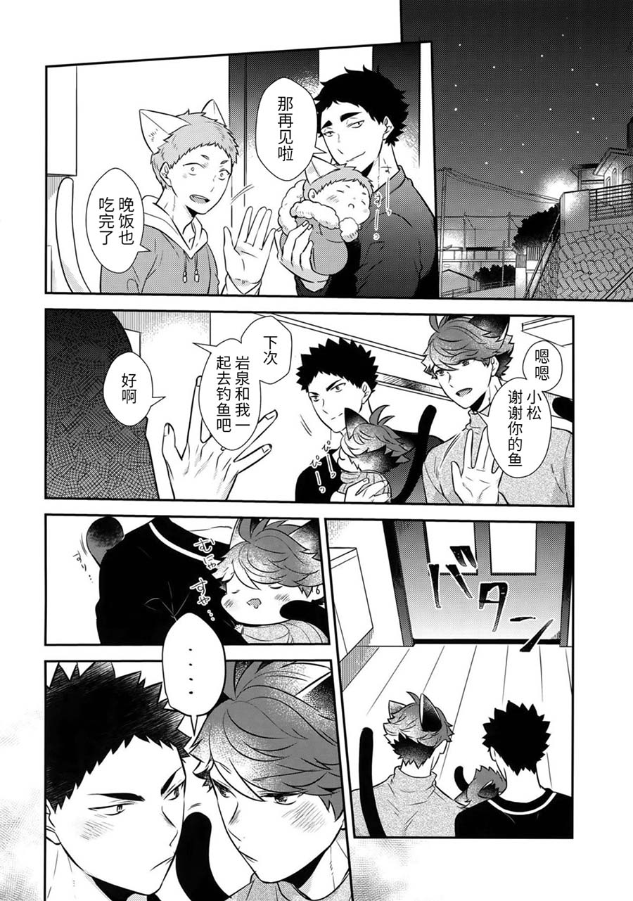[ロトチカ (神使月)] 岩ちゃんのネコになりたい 7 (ハイキュー!!)[中国翻訳]