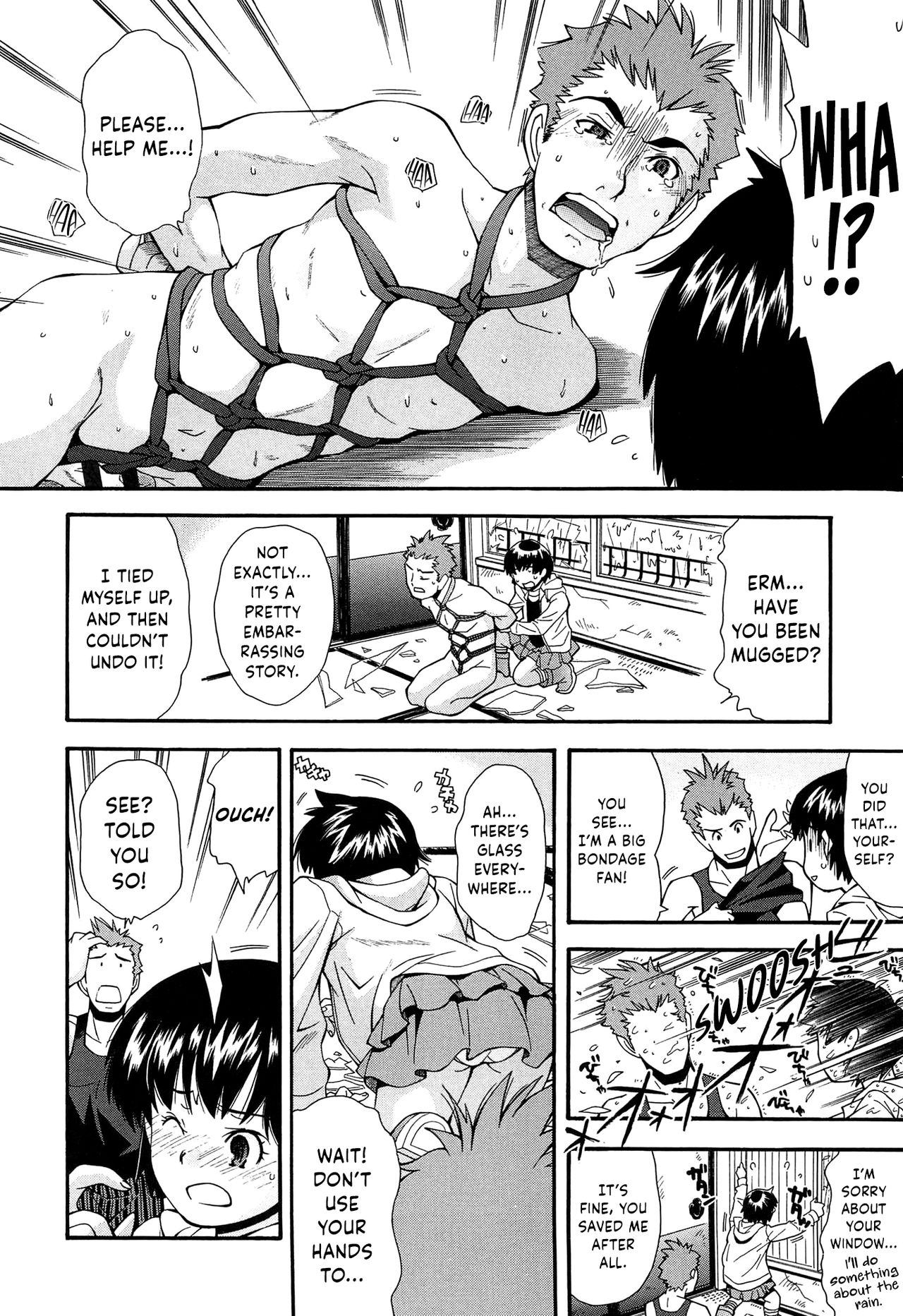 [嶺本八美] きて!みて!イジって! [英訳]