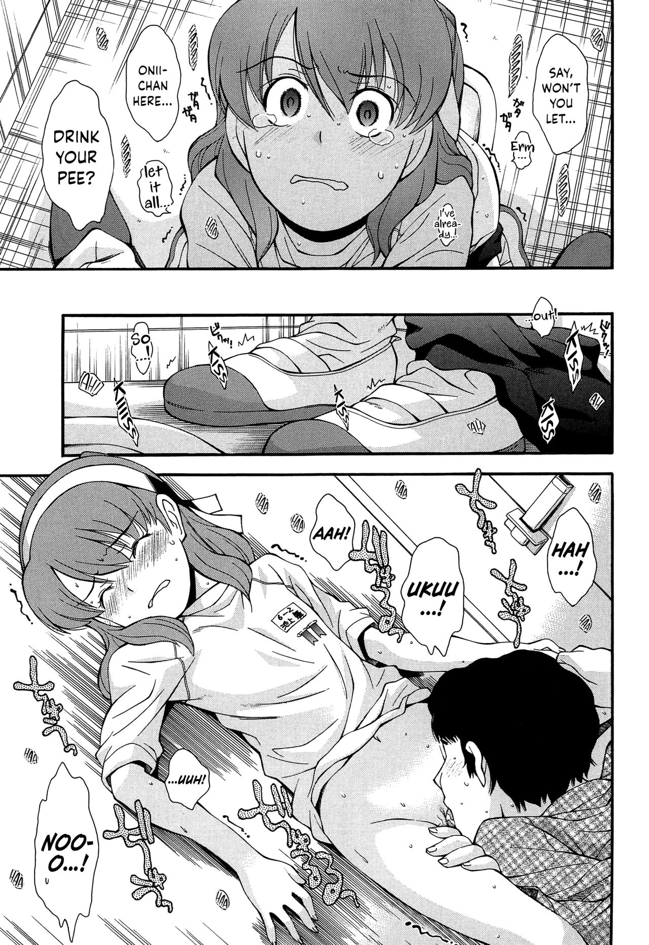 [嶺本八美] きて!みて!イジって! [英訳]