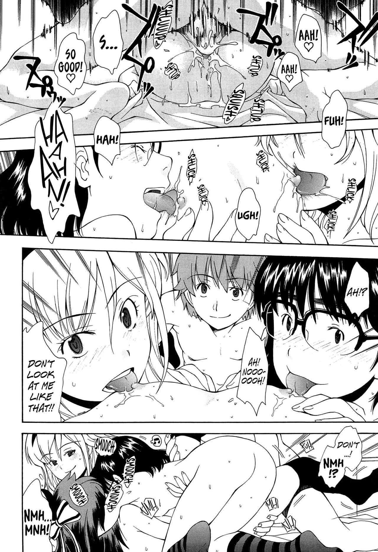 [嶺本八美] きて!みて!イジって! [英訳]