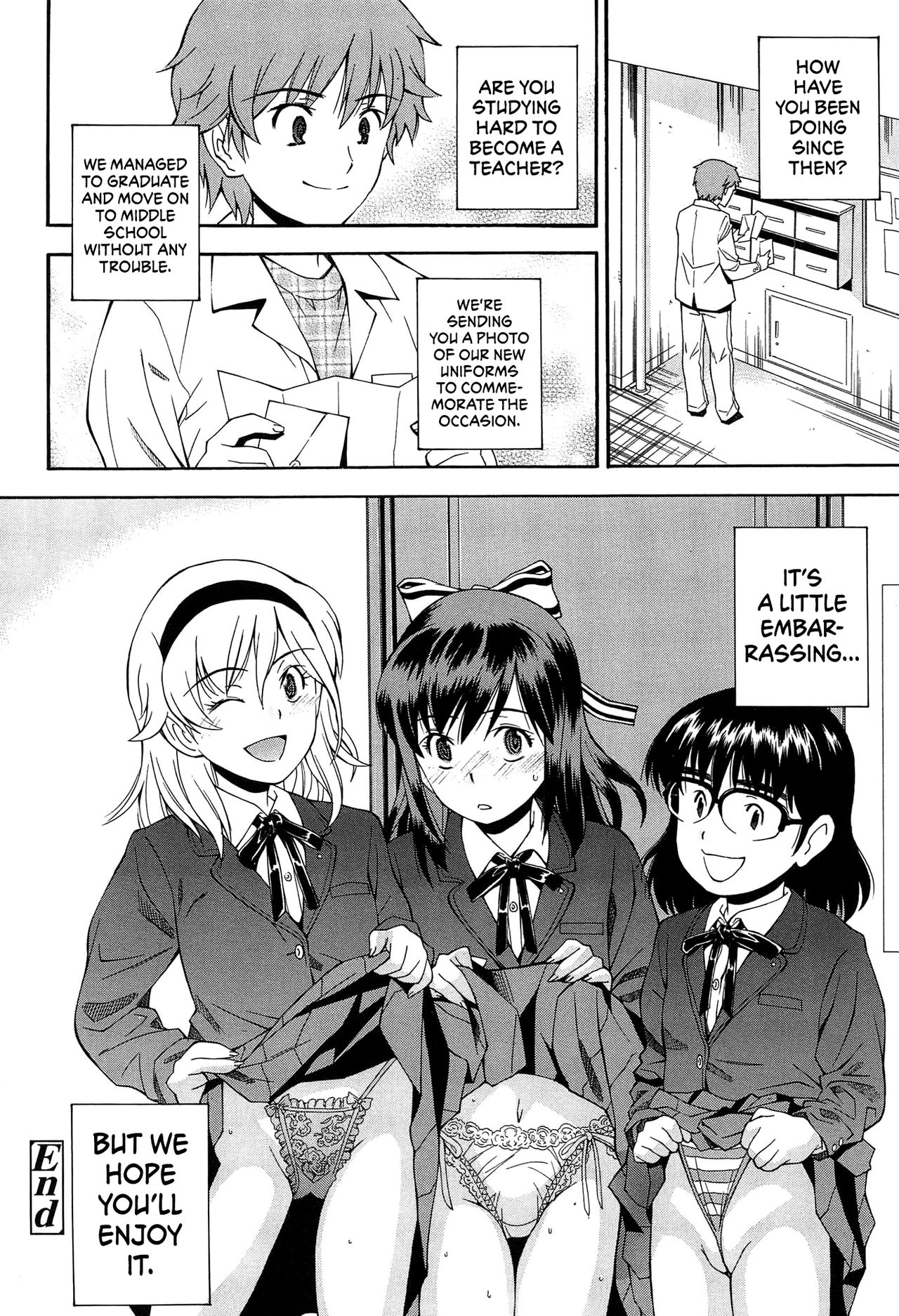 [嶺本八美] きて!みて!イジって! [英訳]