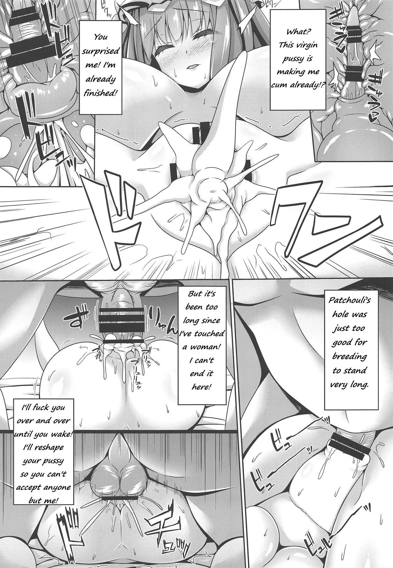(例大祭16) [Right away (坂井みなと)] 寝ているパチュリーには何をしてもよい (東方Project) [英訳]